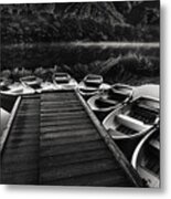 Boat Dock Metal Print