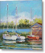 Boats Metal Print