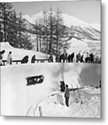 Bobsleigh Metal Print