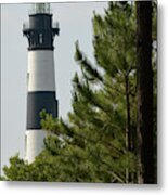 Bodie Island Lighthouse Through The Trees Metal Print