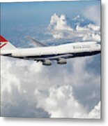 Boeing 747-436 G-civb Metal Print