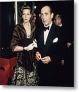 Bogart And Bacall Metal Print