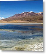 Bolivia Desert Lake Metal Print