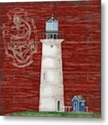 Boothbay Lighthouse Iii Metal Print