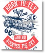 Born To Fly Metal Print