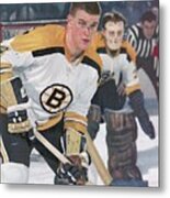 Boston Bruins Bobby Orr... Sports Illustrated Cover Metal Print