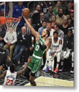Boston Celtics V La Clippers Metal Print