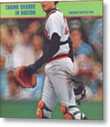 Boston Red Sox Carlton Fisk... Sports Illustrated Cover Metal Print