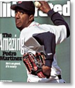 Boston Red Sox Pedro Martinez... Sports Illustrated Cover Metal Print