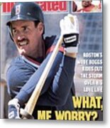 Boston Red Sox Wade Boggs Sports Illustrated Cover Metal Print