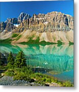 Bow Lake, Banff, Canadian Rockies Metal Print