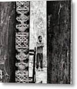 Boy Standing - Stone Town Zanzibar 3607 Metal Print