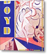 Boyd Theatre Playbill Cover Metal Print