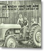 Boys Of Summer Quote Metal Print