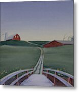 Bridge Over Buck Creek Metal Print