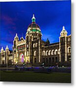 British Columbia Parliament Building Metal Print