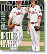 Brotherly Lovefest Sports Illustrated Cover Metal Print