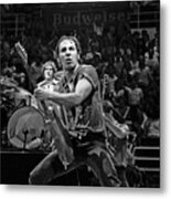 Bruce Springsteen In Detroit Metal Print