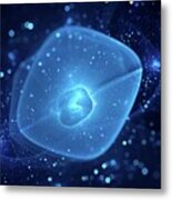 Bubble Shaped Force Field In Space Metal Print