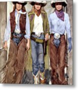 Buckle Brigade Metal Print