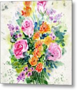 Bunch Of Flowers Metal Print