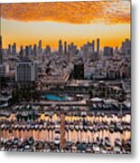 Burning Skies Metal Print