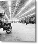 Bus Garage Metal Print