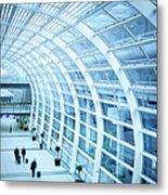 Business Travellers Metal Print