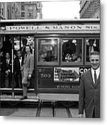 Cable Car Celebs Metal Print