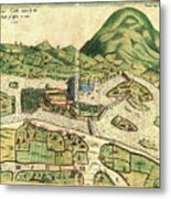Cahir Castle 1599, Tipperary Metal Print