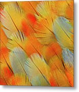 Camelot Mawaw Feather Design Metal Print