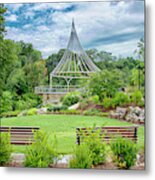 Cancer Survivors Park With Title Metal Print