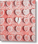 Candy Hearts Metal Print