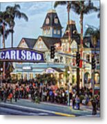 Carlsbad Village Sign Metal Print