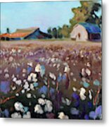 Carolina Cotton I Metal Print