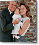Cary Grant With Dyan Cannon Metal Print