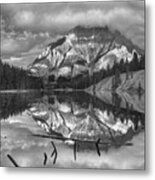 Cascade Mt And Johnson Lake Alberta Metal Print