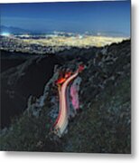 Catalina Highway Moonlight Metal Print