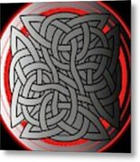 Celtic Shield Knot 4 Metal Print