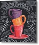 Chalkboard Coffee Ii Metal Print