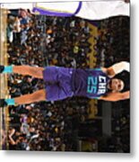 Charlotte Hornets V Los Angeles Lakers Metal Print