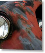 Chevy Headlight Metal Print