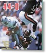 Chicago Bears Dave Duerson And Mike Singletary Sports Illustrated Cover Metal Print