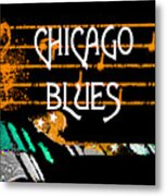 Chicago Blues Music Metal Print