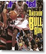 Chicago Bulls Michael Jordan Sports Illustrated Cover Metal Print