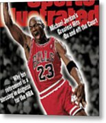 Chicago Bulls Michael Jordan... Sports Illustrated Cover Metal Print