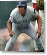Chicago Cubs Ron Santo... Sports Illustrated Cover Metal Print