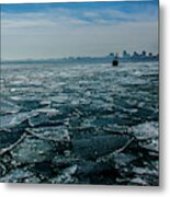 Chicago In Winter Metal Print