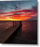 Chilly Sunrise Metal Print