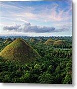 Chocolate Hills, Bohol, Philippines Metal Print